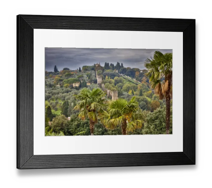 Framed Print : Italy, Florence, The Old Wall of the City