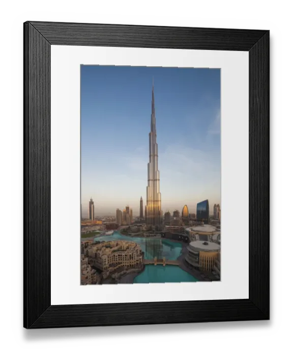 Framed Print : UAE, Dubai, Downtown Dubai, Burj Khalifa, worlds tallest building as of 2016 Framed Print : UAE, Dubai, Downtown Dubai, Burj Khalifa, worlds tallest building as of 2016