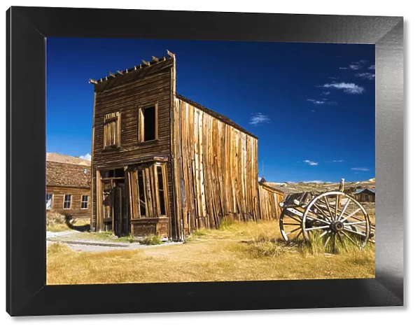 The Swazey Hotel and wagon, Bodie State Historic Park, California USA