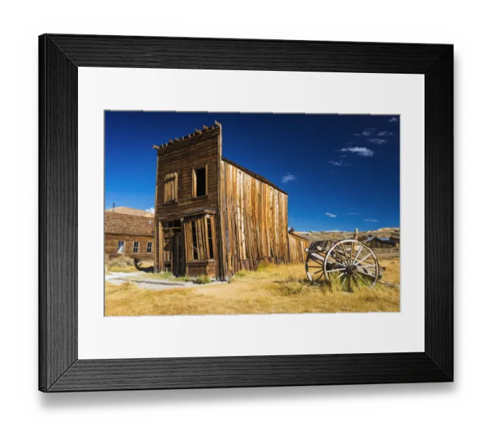 Framed Print : The Swazey Hotel and wagon, Bodie State Historic Park, California USA Framed Print : The Swazey Hotel and wagon, Bodie State Historic Park, California USA