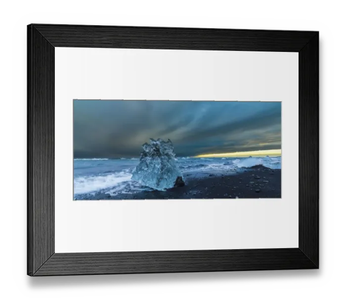 Framed Print : Bergy bits, Iceland Framed Print : Bergy bits, Iceland