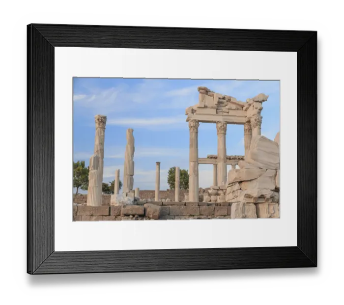 Framed Print : Turkey, Izmir Province, Bergama, Pergamon