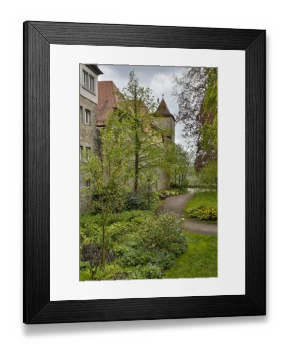 Framed Print : Germany, Rothenburg ob der Tauber, Outside the City Wall Framed Print : Germany, Rothenburg ob der Tauber, Outside the City Wall