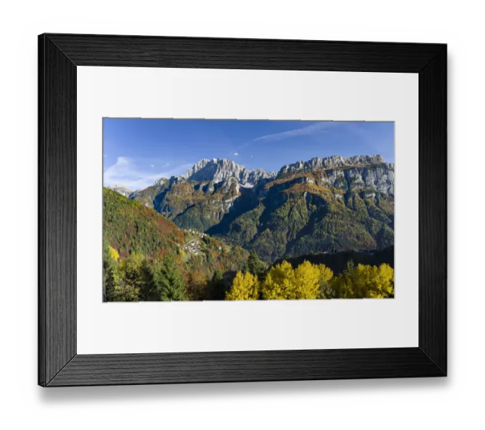 Framed Print : Mount Civetta in the Veneto. La Civetta is one of the icons of the Dolomites