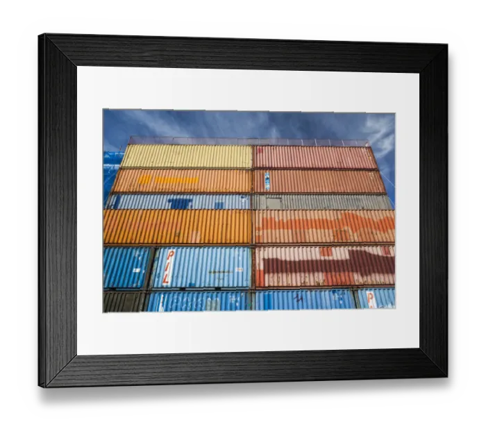 Framed Print : New Zealand, South Island, Christchurch, post-2011 earthquake rebuilding and cargo