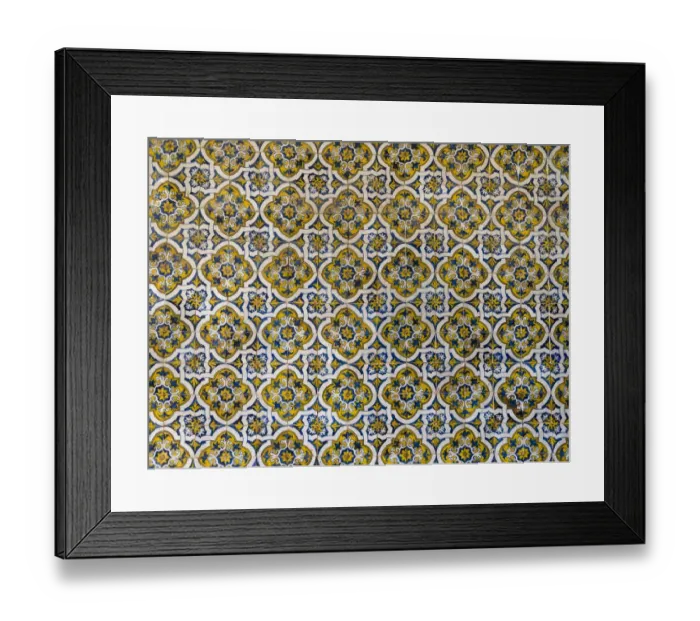 Framed Print : Azulejo in the Convent of Christ, Convento de Cristo, in Tomar Framed Print : Azulejo in the Convent of Christ, Convento de Cristo, in Tomar
