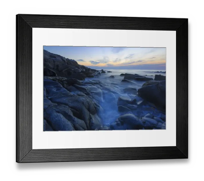 Framed Print : Dawn on Appledore Island, Maine. Isles of Shoals