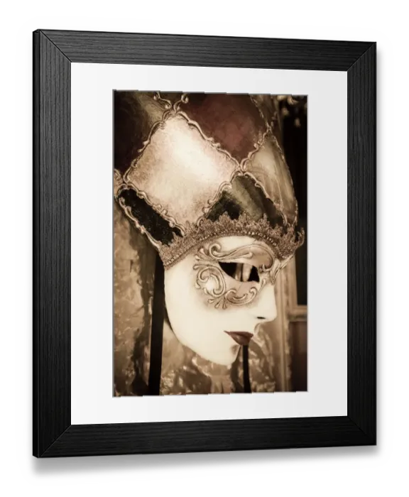 Framed Print : Carnival mask, Venice, Veneto, Italy Framed Print : Carnival mask, Venice, Veneto, Italy
