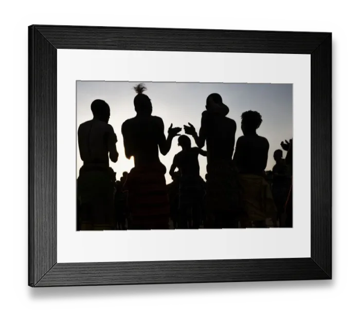 Framed Print : Karo villagers, Ethiopia Framed Print : Karo villagers, Ethiopia