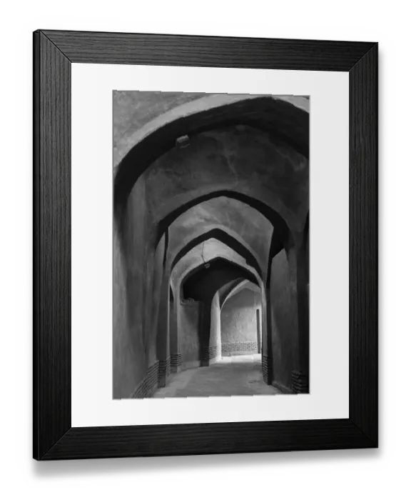 Framed Print : Iran, Central Iran, Yazd, arches Framed Print : Iran, Central Iran, Yazd, arches