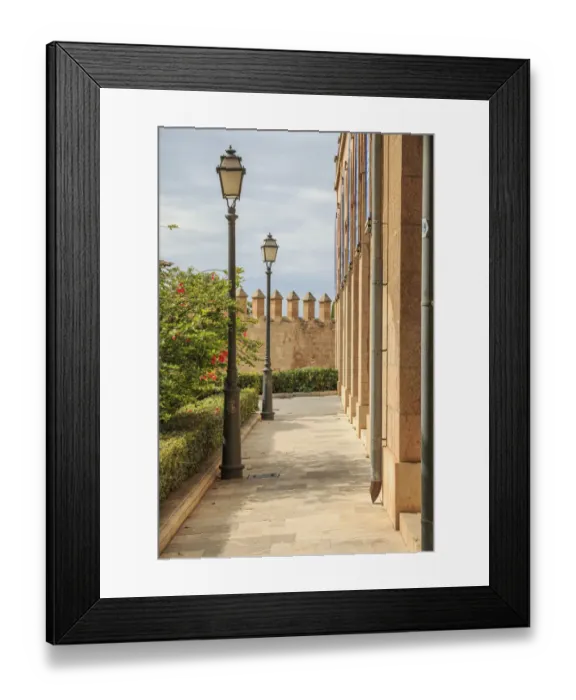 Framed Print : Europe, Spain, Balearic Islands, Mallorca, Palma de Mallorca, street scenes, lamp Framed Print : Europe, Spain, Balearic Islands, Mallorca, Palma de Mallorca, street scenes, lamp