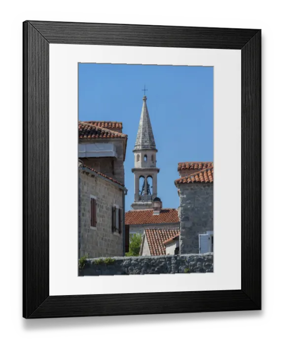 Framed Print : St. Johns Church, Old Town, Budva, Montenegro, Europe Framed Print : St. Johns Church, Old Town, Budva, Montenegro, Europe