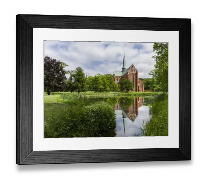 Framed Print : The minster in Bad Doberan near Rostock. A masterpiece build in north german brick Framed Print : The minster in Bad Doberan near Rostock. A masterpiece build in north german brick