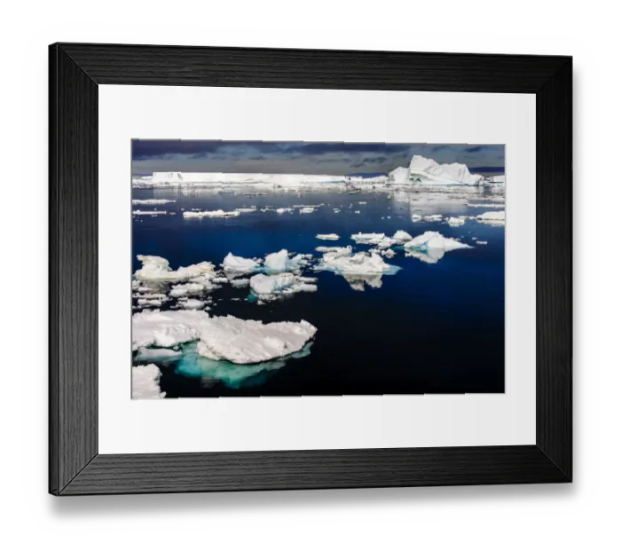 Framed Print : Antarctica, Antarctic Sound, calm waters, ice Framed Print : Antarctica, Antarctic Sound, calm waters, ice