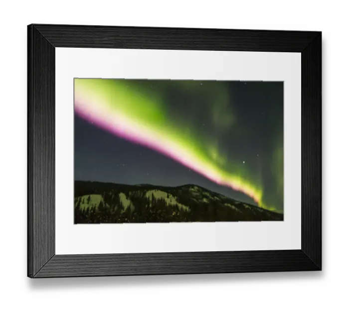 Framed Print : USA, Alaska, Fairbanks. Aurora borealis at night Framed Print : USA, Alaska, Fairbanks. Aurora borealis at night