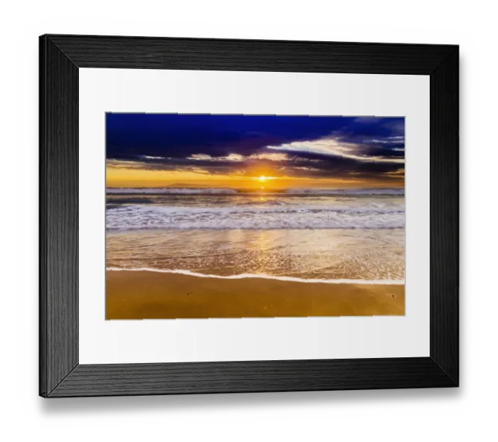 Framed Print : Sunset over the Channel Islands from San Buenaventura State Beach, Ventura, California Framed Print : Sunset over the Channel Islands from San Buenaventura State Beach, Ventura, California