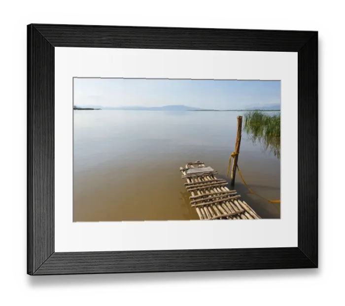 Framed Print : Bamboo raft on Lake Shalla, Abijatta-Shalla Lakes National Park, Ethiopia Framed Print : Bamboo raft on Lake Shalla, Abijatta-Shalla Lakes National Park, Ethiopia