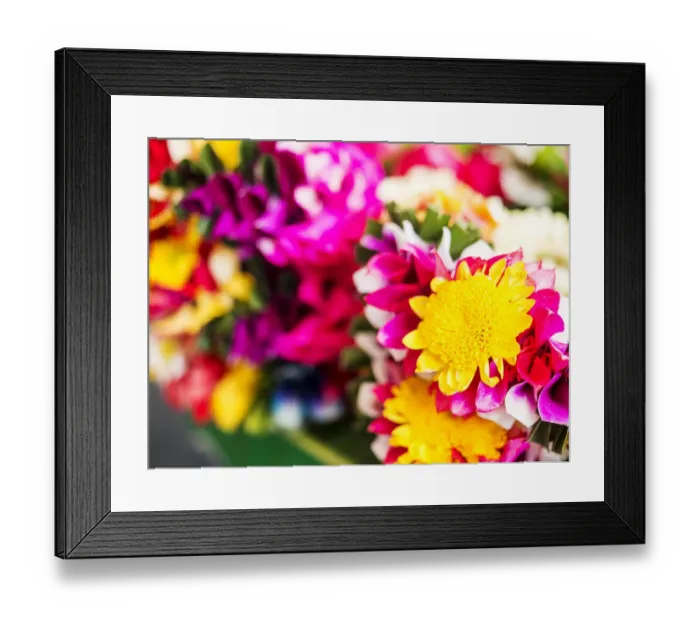 Framed Print : Southeast Asia; Thailand; Bangkok; kBangkok Street Flower Market