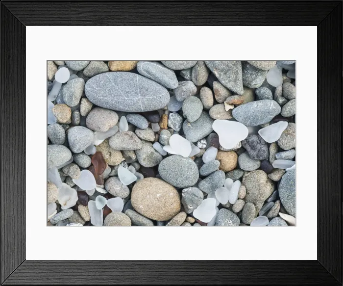 Framed Print : USA, CA, Ft. Bragg, Closeup of Glass Beach Pebbles Framed Print : USA, CA, Ft. Bragg, Closeup of Glass Beach Pebbles