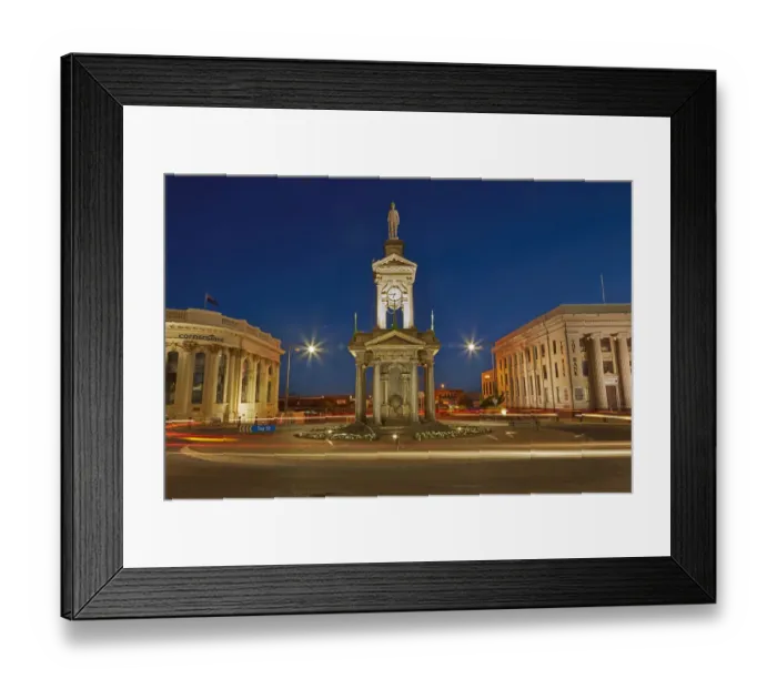 Framed Print : South African War memorial, Invercargill, Southland, South Island, New Zealand