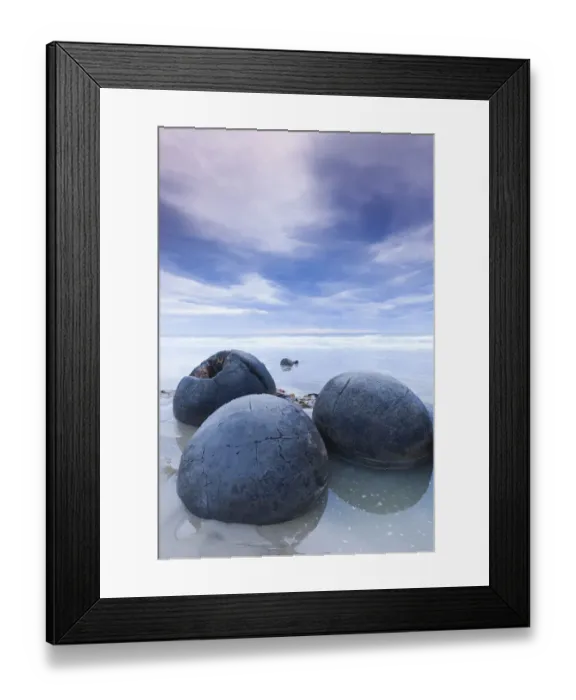 Framed Print : New Zealand, South Island, Otago, Moeraki, Moeraki Boulders also known as Te Kaihinaki Framed Print : New Zealand, South Island, Otago, Moeraki, Moeraki Boulders also known as Te Kaihinaki