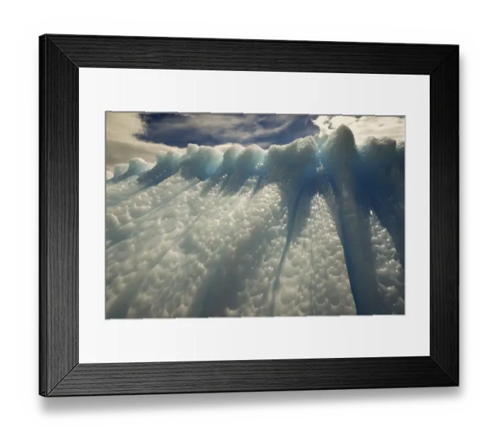 Framed Print : Antarctica, Gerlach Strait, blue ice formation Framed Print : Antarctica, Gerlach Strait, blue ice formation