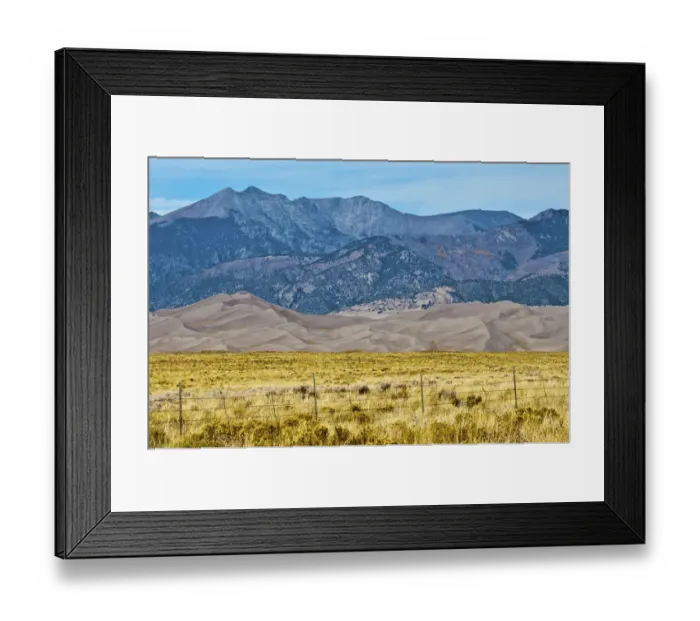 Framed Print : North America, USA, Colorado, Alamosa, Great Sand Dunes National Park and Preserve Framed Print : North America, USA, Colorado, Alamosa, Great Sand Dunes National Park and Preserve
