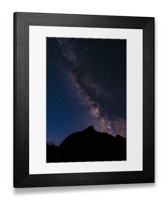 Framed Print : The Milky Way over the Palisades, John Muir Wilderness, Sierra Nevada Mountains Framed Print : The Milky Way over the Palisades, John Muir Wilderness, Sierra Nevada Mountains