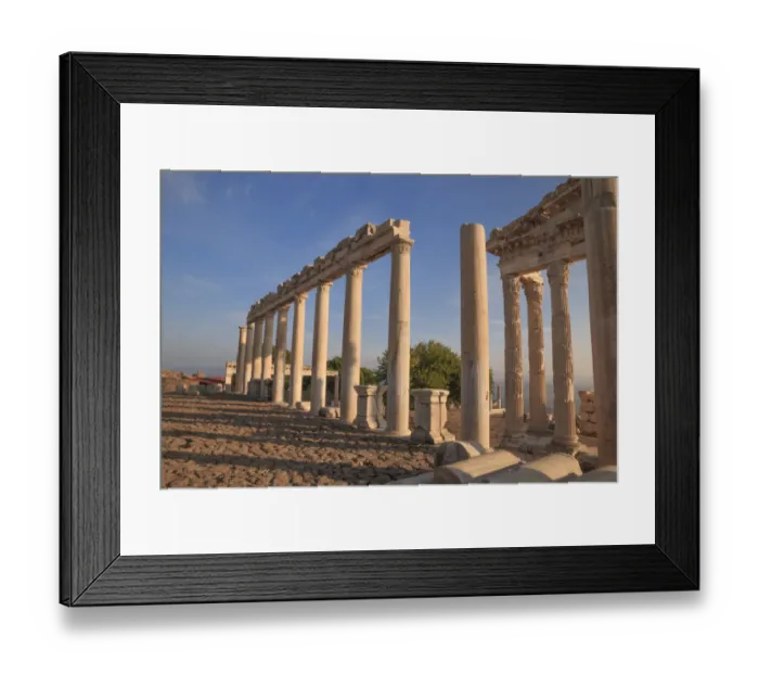 Framed Print : Turkey, Izmir Province, Bergama, Pergamon