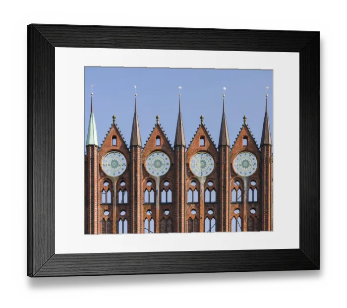 Framed Print : The Alte Markt (old market) with the iconic town hall. The Hanseatic City Stralsund Framed Print : The Alte Markt (old market) with the iconic town hall. The Hanseatic City Stralsund