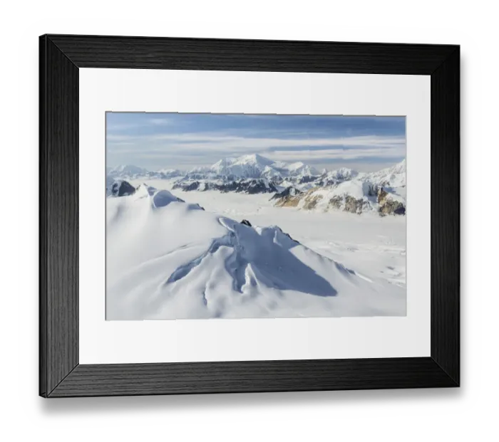 Framed Print : Canada, Yukon Territory, Kluane National Park. Mount Logan and Columbia Ice Field in St Framed Print : Canada, Yukon Territory, Kluane National Park. Mount Logan and Columbia Ice Field in St