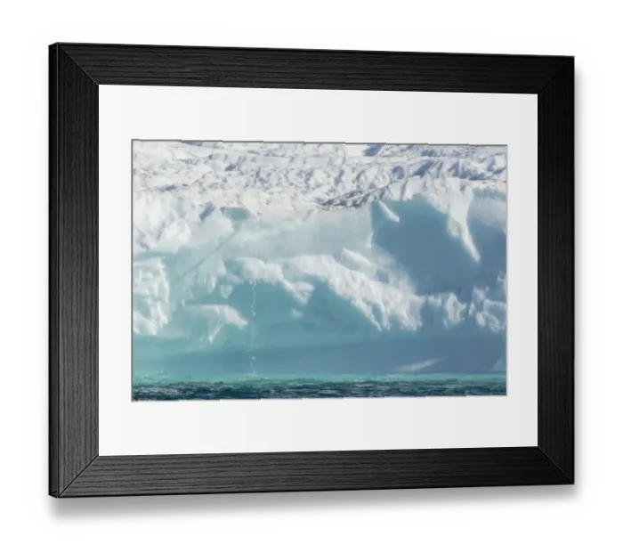 Framed Print : Icebergs drifting in the fjords of southern greenland. America, North America, Greenland
