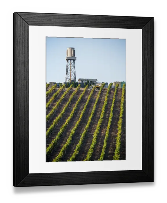 Framed Print : USA California, No Water No Life CA Drought Expedition # 5, farmland off US1 (Pacific Coast Highway