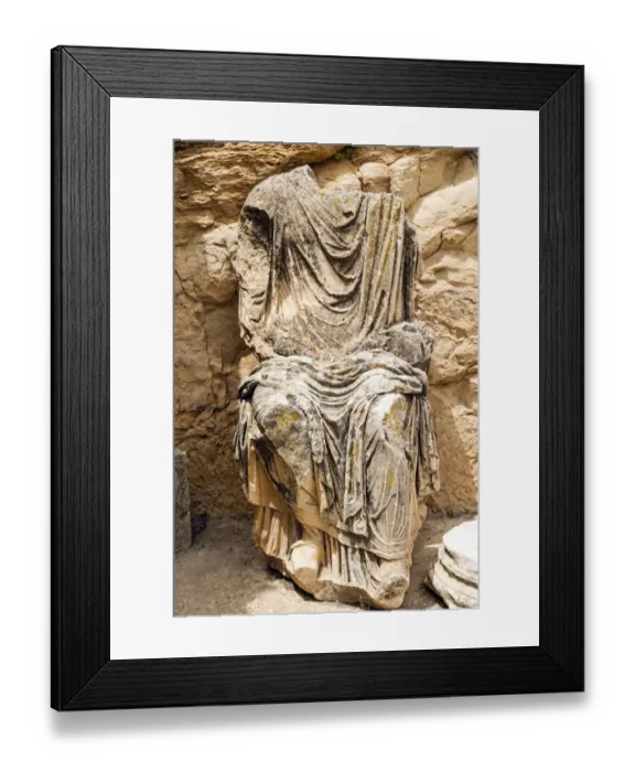 Framed Print : Statue of Marcus Aurelius, Roman ruins, Dougga Archaeological Site, UNESCO World Heritage Site Framed Print : Statue of Marcus Aurelius, Roman ruins, Dougga Archaeological Site, UNESCO World Heritage Site