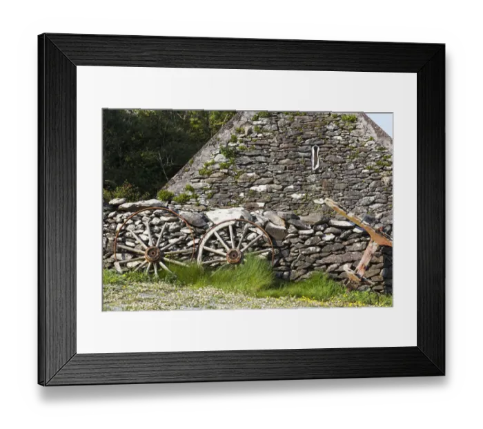 Framed Print : Ireland, County Kerry, Dingle Peninsula, Slea Head Drive, Slea Head, Slea Head Famine