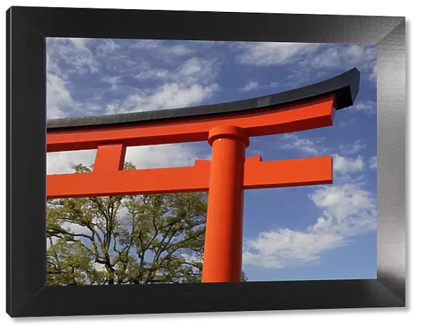 Asia, Japan, Kyoto. Torii Gate at Fushimi-Inari-Taisha Shinto Shrine