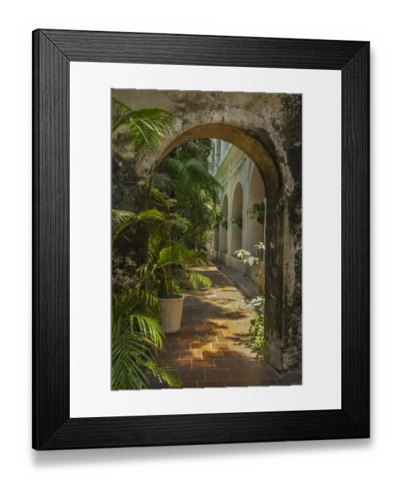 Framed Print : South America, Colombia, Cartagena, Historic Santuario and Iglesia de San Pedro