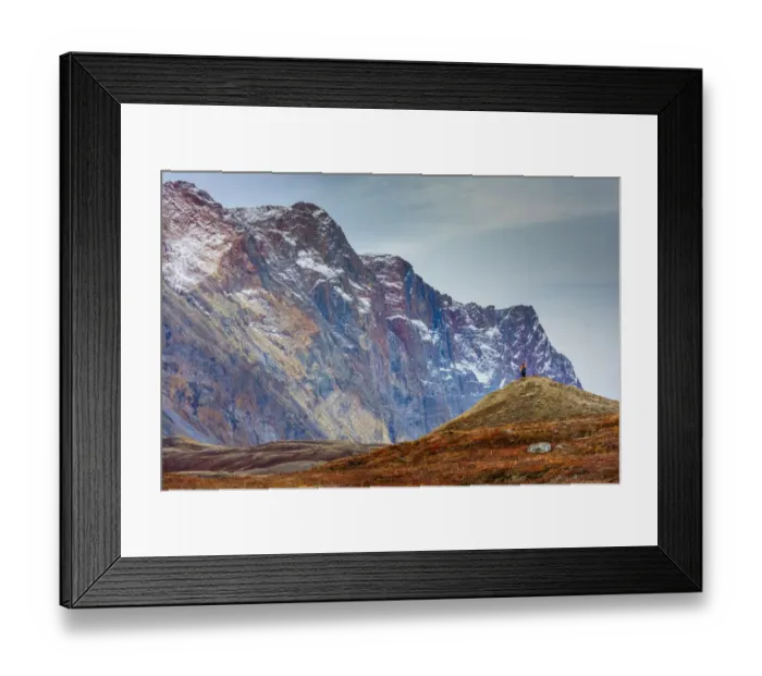 Framed Print : Arctic, Ella Island, Greenland, Kong Oscar Fjord, Monumental, Sirius Sled Patrol