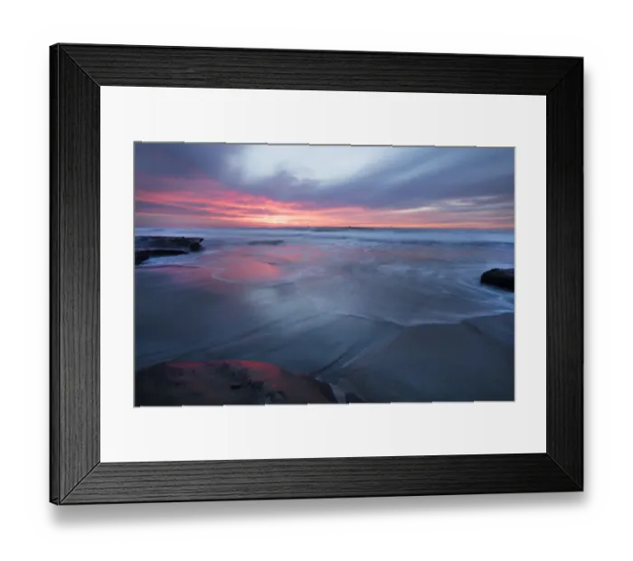 Framed Print : USA, California, La Jolla. Sunset over beach Framed Print : USA, California, La Jolla. Sunset over beach