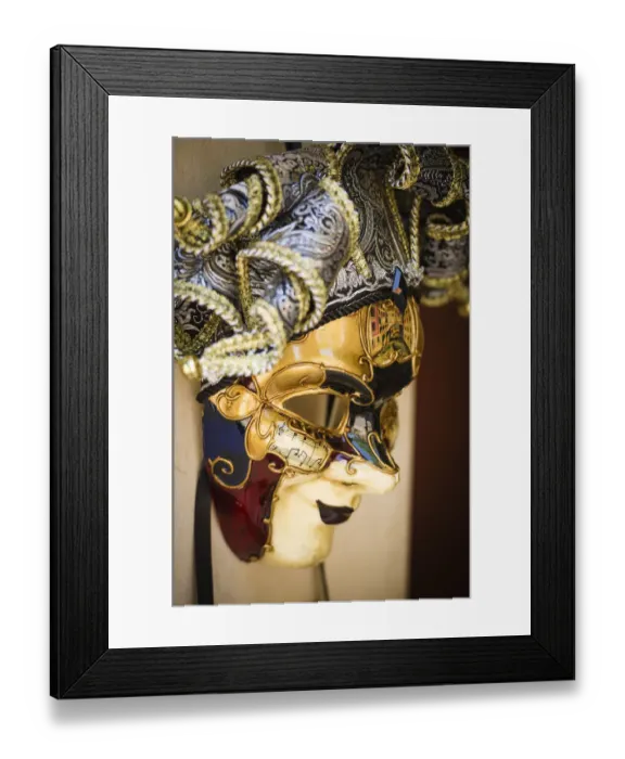 Framed Print : Carnival mask, Venice, Veneto, Italy Framed Print : Carnival mask, Venice, Veneto, Italy