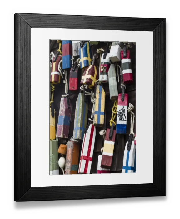 Framed Print : USA, Massachusetts, Cape Ann, Lanesville, small house covered in lobster traps Framed Print : USA, Massachusetts, Cape Ann, Lanesville, small house covered in lobster traps