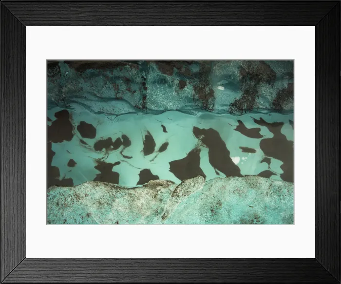 Framed Print : Aufeis on Kongakut River, Arctic National Wildlife Refuge, Alaska, USA