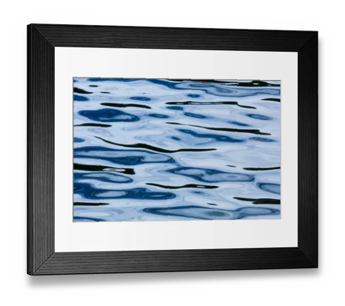 Framed Print : USA, Alaska, Byers Lake. Detail of water wave pattern Framed Print : USA, Alaska, Byers Lake. Detail of water wave pattern