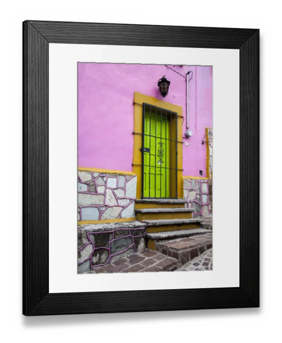 Framed Print : Mexico, Guanajuato, House in Guanajuato