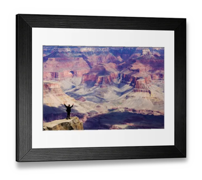 Framed Print : Arizona, Grand Canyon National Park, South Rim, Mather Point