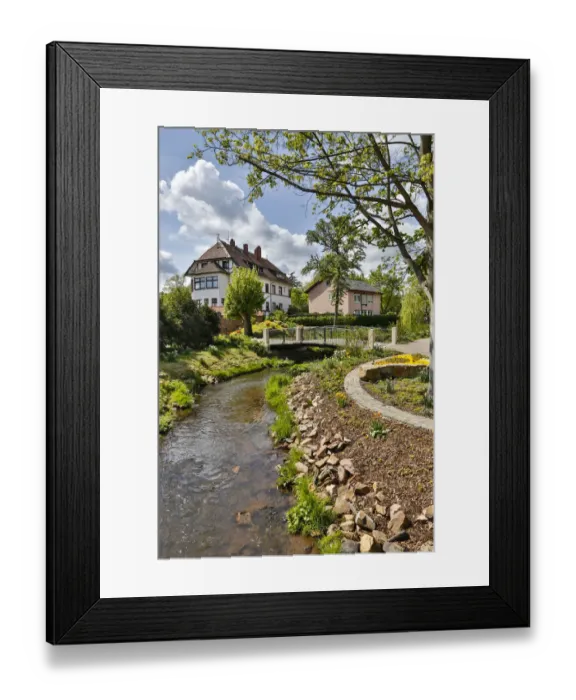 Framed Print : Germany, Bad Durkheim, Following the Creek Framed Print : Germany, Bad Durkheim, Following the Creek