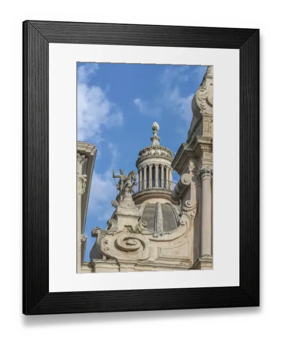 Framed Print : Europe, Italy, Sicily, Ragusa, Cathedral of St Framed Print : Europe, Italy, Sicily, Ragusa, Cathedral of St