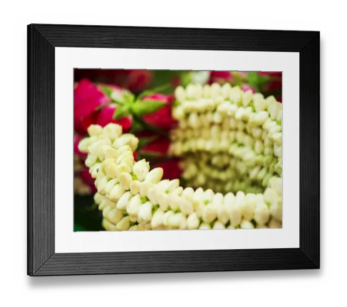 Framed Print : Southeast Asia; Thailand; Bangkok; kBangkok Street Flower Market