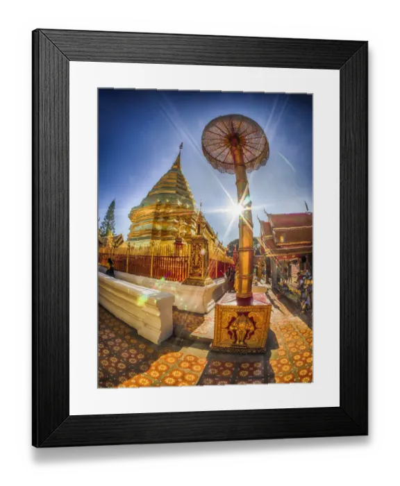 Framed Print : South East Asia; Thailand; Chiang Mai; Watt PrathatDoiSuthep is a Holy Buddhist Temple Framed Print : South East Asia; Thailand; Chiang Mai; Watt PrathatDoiSuthep is a Holy Buddhist Temple