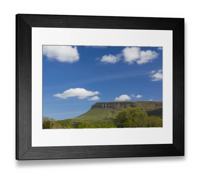 Framed Print : Ireland, County Sligo, Drumcliff, Benbulben Mountain